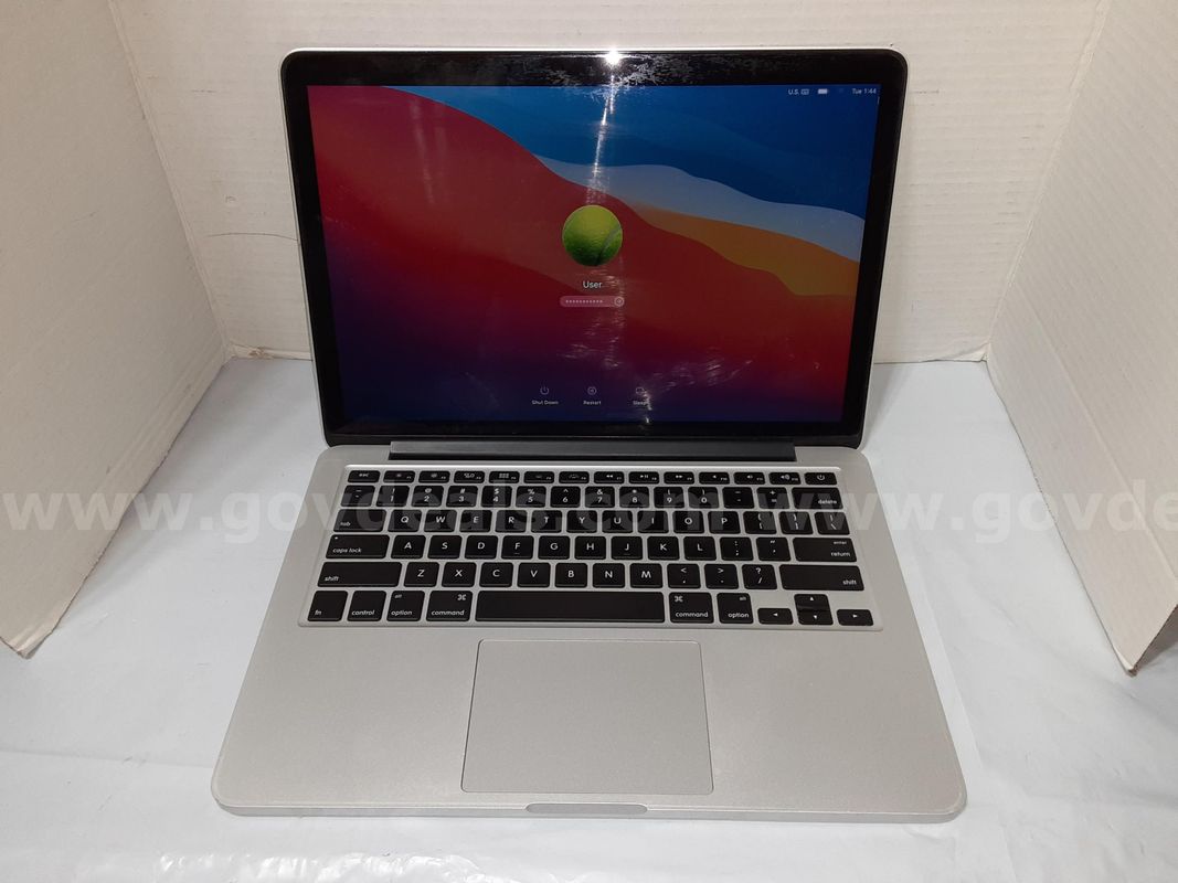 Apple MacBook Pro Laptop A1502 13" Intel Core i5-4258U 2.40GHz 8GB RAM 250GB SSD MAC OS BIG SUR