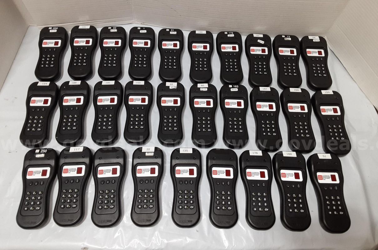 Lot of 29 - Fleetwood Reply Systems CRS5200-E Audience Response System Wireless Keypad