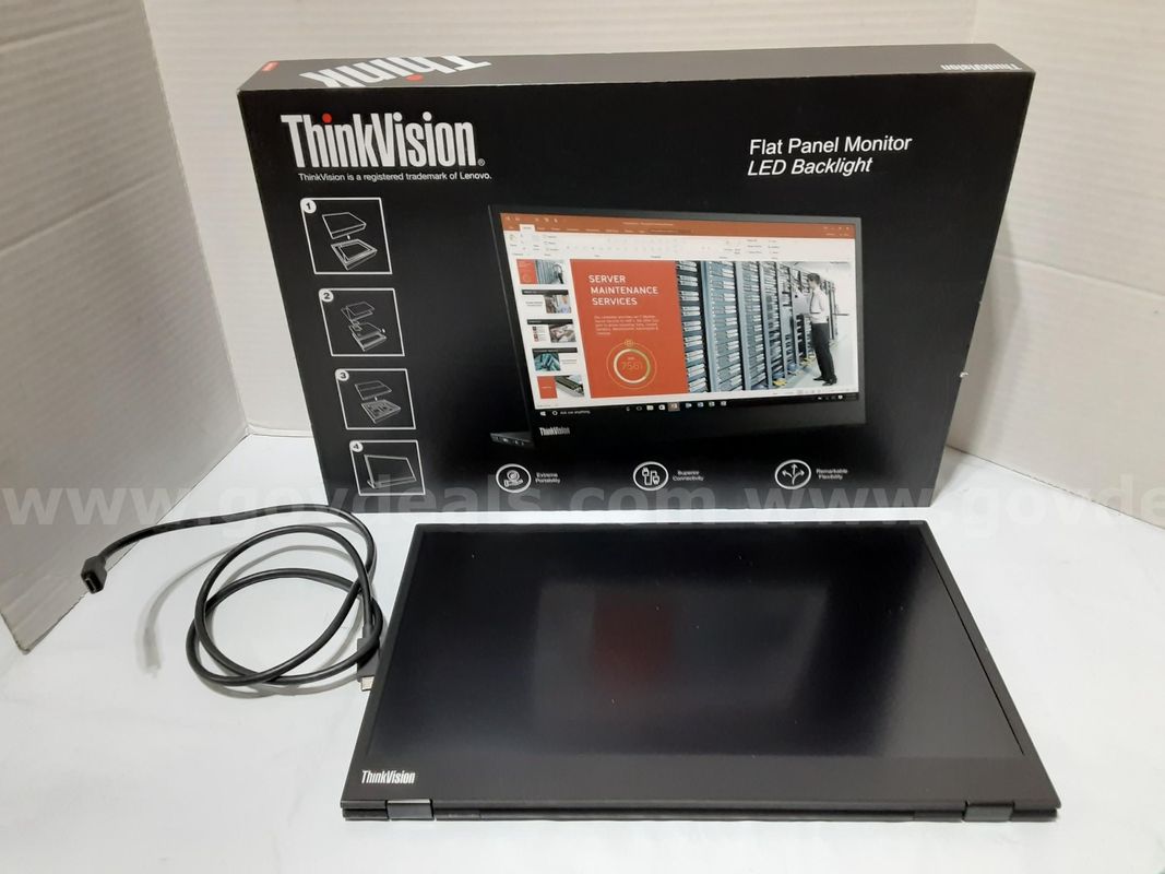 Lenovo ThinkVision M14 14" Full HD USB-C Mobile Portable Monitor Display D18140FX0