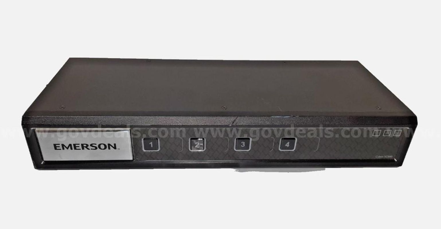 Emerson Cybex SC940 SC 4-Port DVI-I Dual-Head Secure KVM Switch