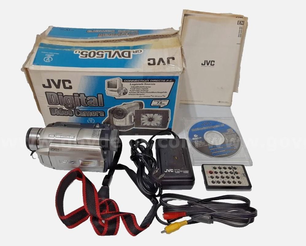 JVC GR-DVL505U MiniDV Camcorder 250x Digital Zoom Video Camera