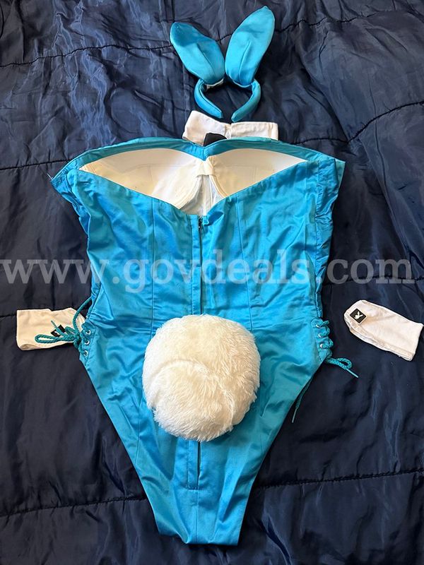 Lot of 2 Original Playboy Bunny Uniforms – Black & Blue – Las Vegas & Playboy Mansion Provenance