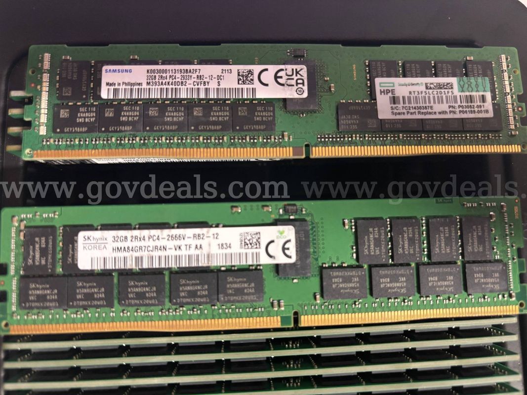 6 32GB DDR4 ECC 5 SK HYNIX 2666V 1 SAMSUNG 2933Y 2R4
