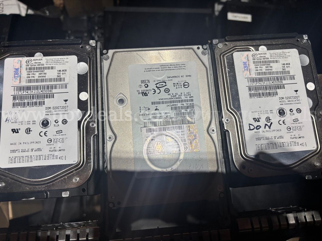 6 146gb server drives 3 new 3 used