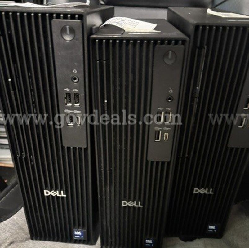 LOT OF 3 Dell Pro Slim QCS1250 DESKTOPS ULTRA 5 CPU ALMOST 4 YEARS WARRANTY