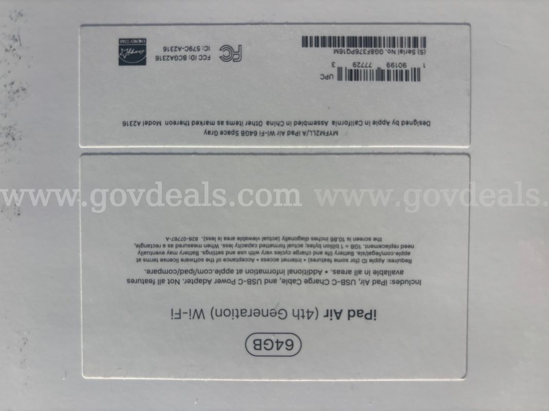 (1) Apple iPad Air 4th Gen (new in sealed box) Shipping Available
