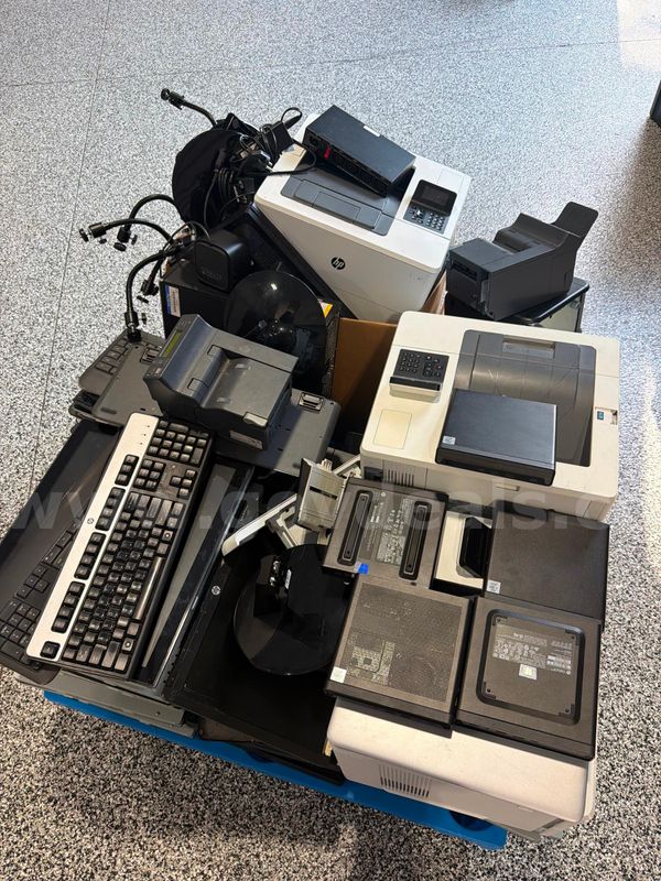 Pallet of computers/ computer equipment/ printers etc.