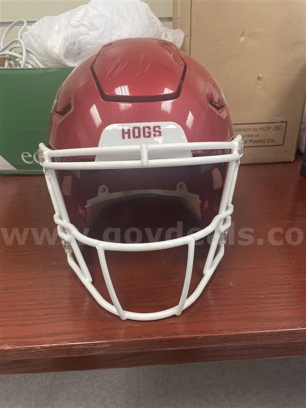 Red Razorback Helmet Memorabilia
