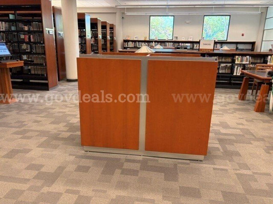 wooden study cubby