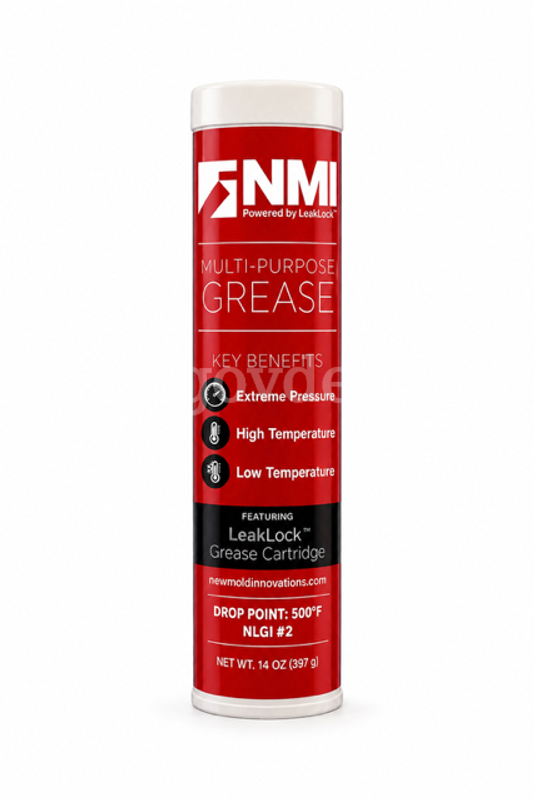 Five Cases Of 14oz NMI Red Multi-Purpose Grease #2, Packaged in LeakLock Cartridges. 50 Tubes in total