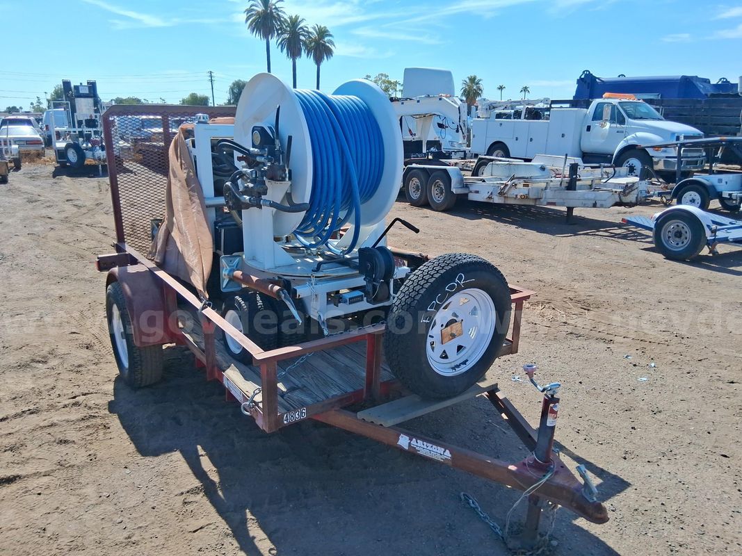 2008 Arizona Trailer Manufacturing Trailer With Balar Jetting Machine Trailer
