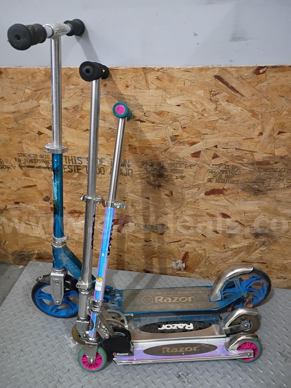 Lot of Razor Scooters