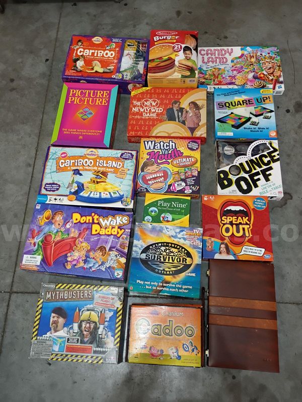 Large lot of Board Games