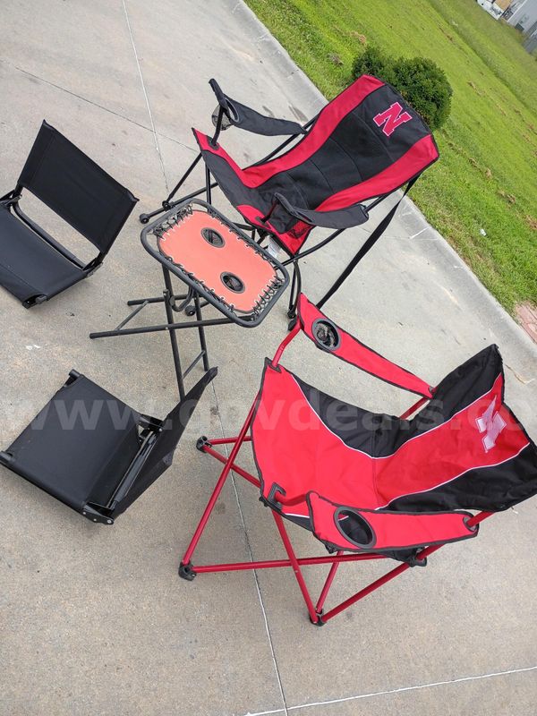 Tailgating Game Day Lot of chairs
