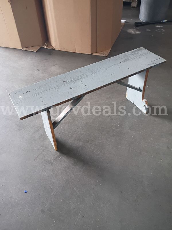 Primitive Farmhouse Wooden Bench