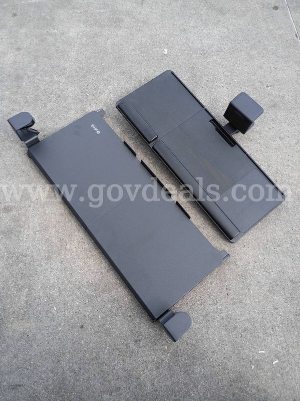 Under desk keyboard & mouse trays