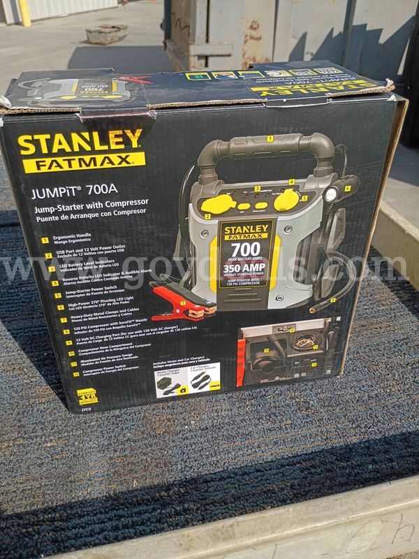 Stanley Fatmax Jump-Starter with Compressor