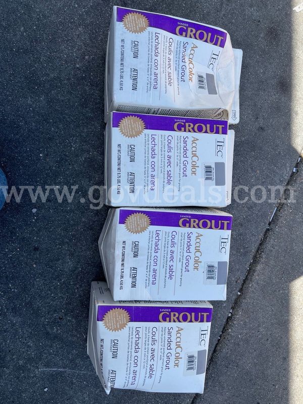Lot of (3+) NEW boxes of Delorean Gray Sanded Grout