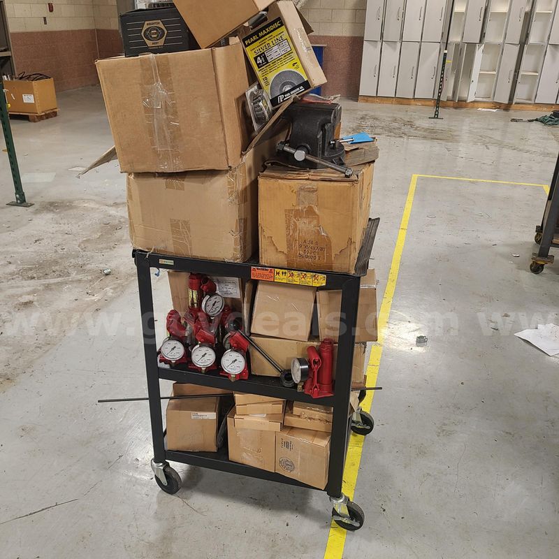 Cart #5 full of miscellaneous items