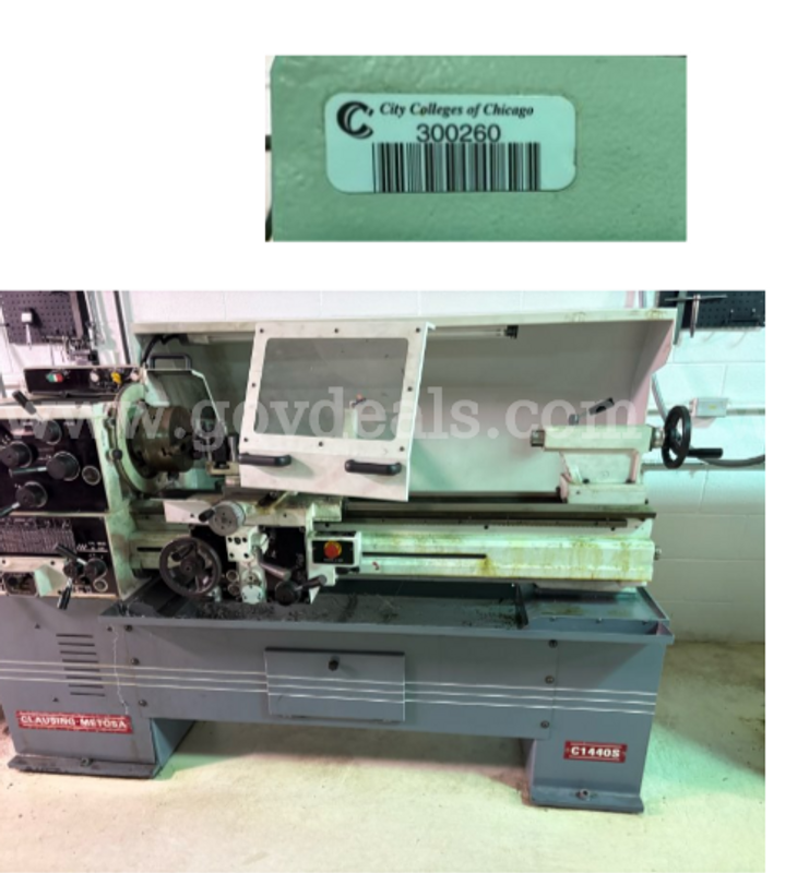 Clausing Metosa Lathe