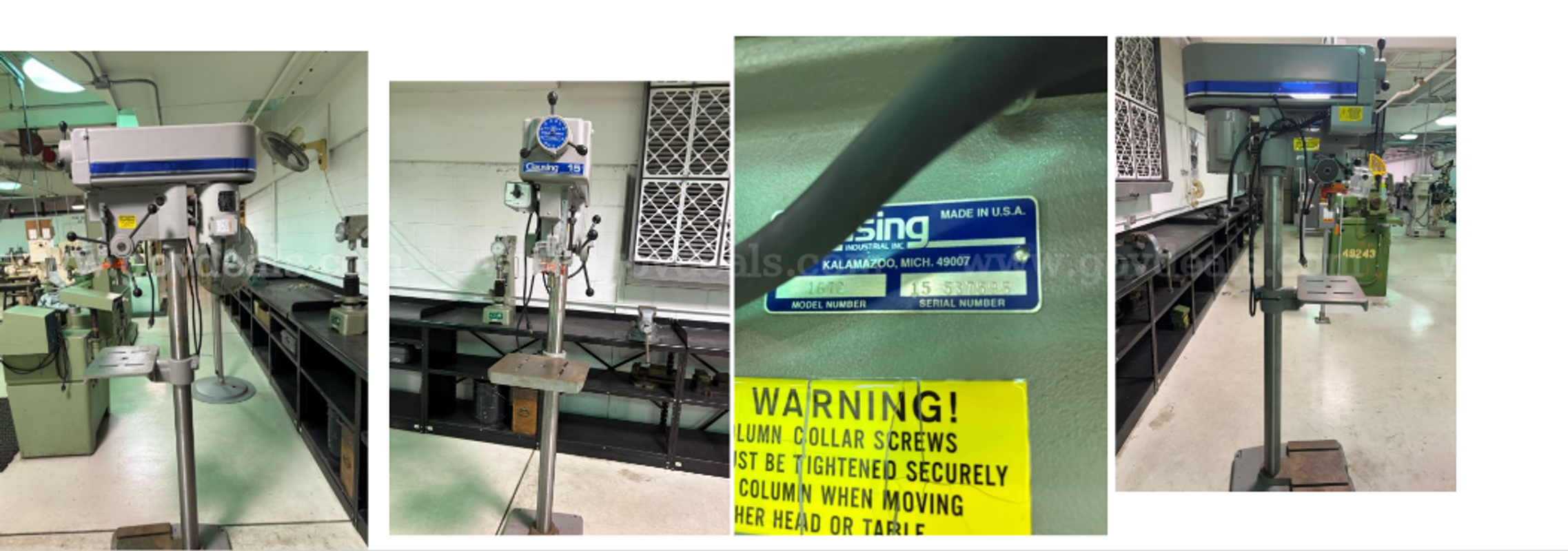 Clausing 15 Manual Drill Press