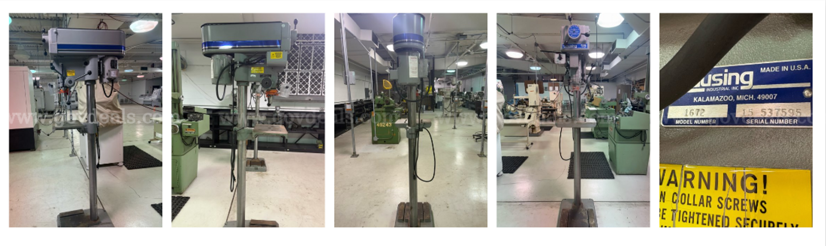 Clausing 15 Manual Drill Press