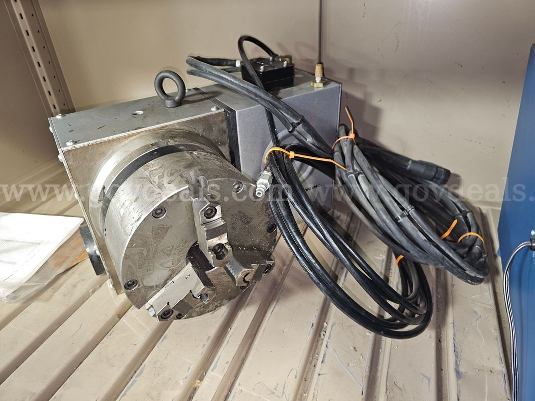 HAAS Rotary 4th Axis with 3-jaw chuck