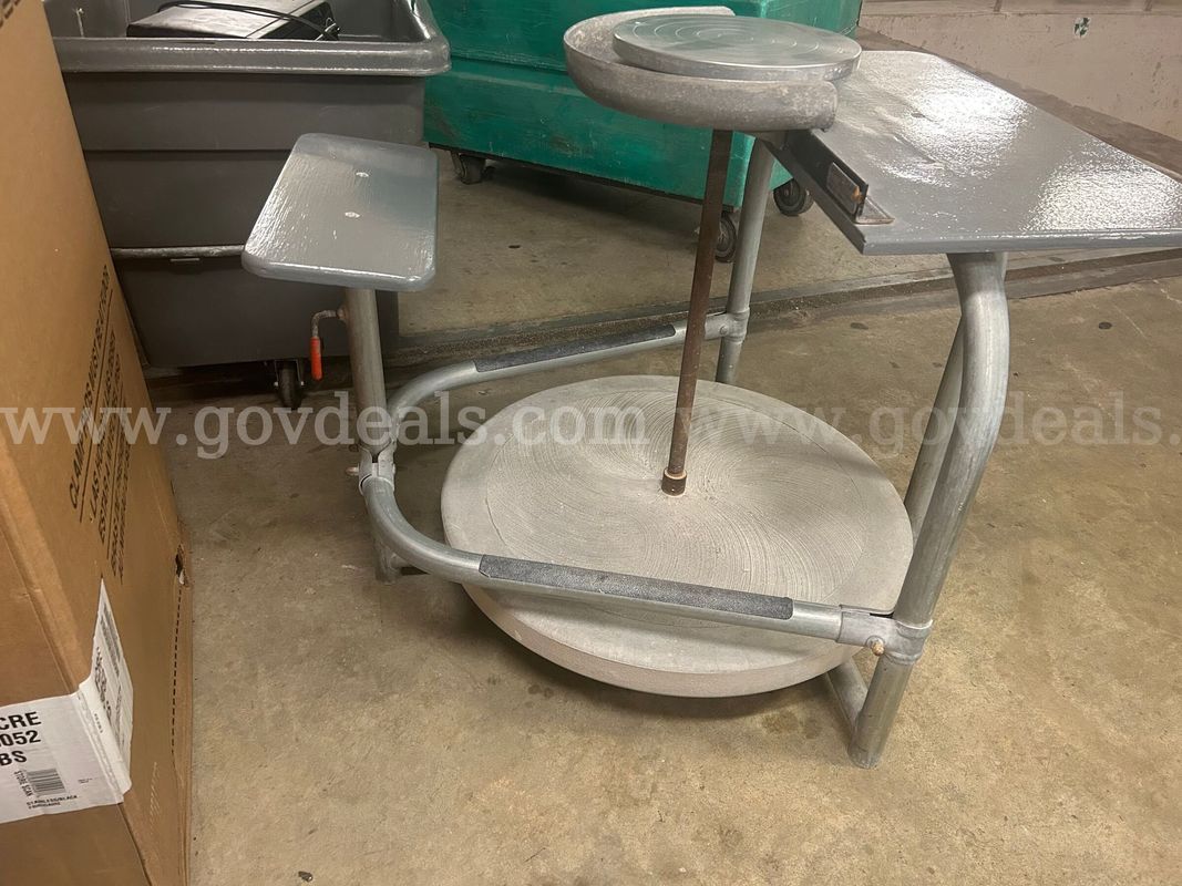 1, kick pottery wheel
