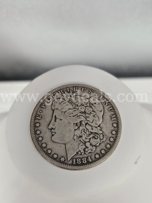 1884 U.S. Morgan Silver Dollar, Very Collectable