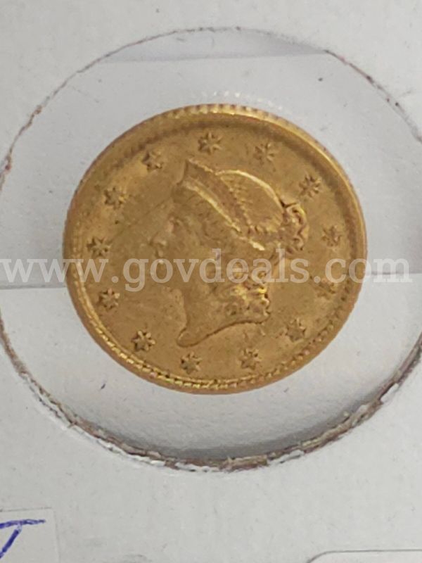 1853 $1 Type 1 US $1 Gold Coin