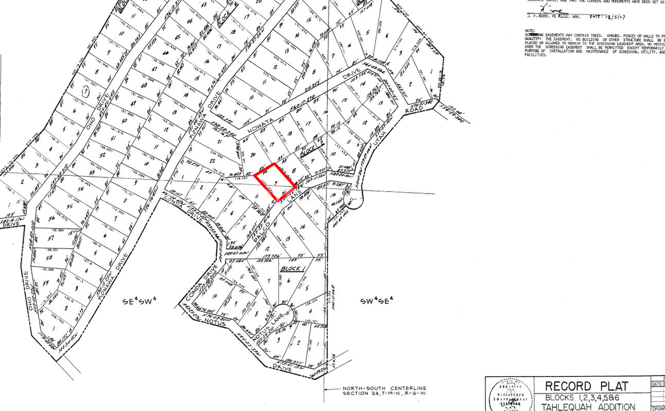 Ideal for nature lovers with this beautiful .25 acre lot in Cherokee Village Arkansas