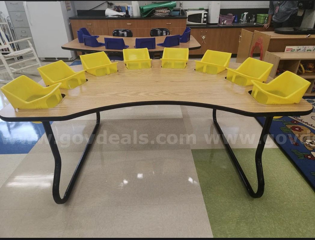 Toddler Tables® Eight-Seat Feeding Table
