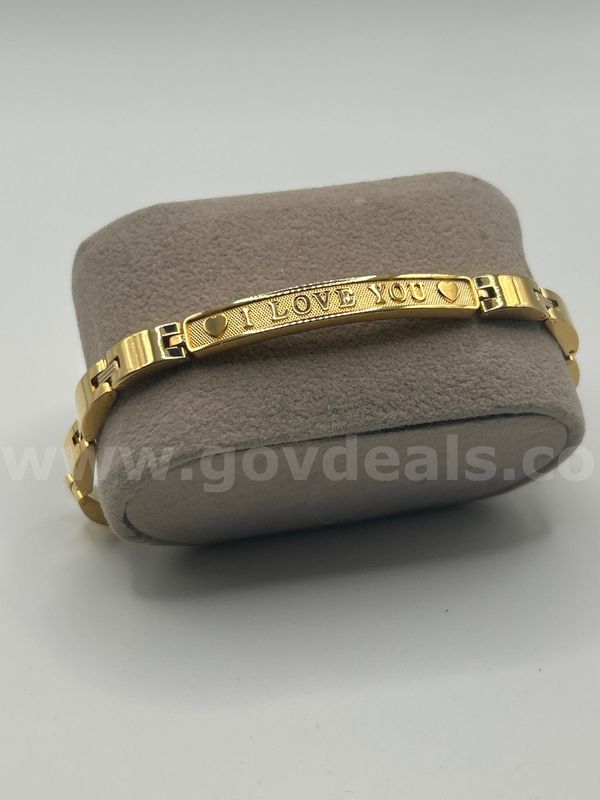 8”, I LOVE YOU ❤️ Bracelet. 24K Real Gold Filled, FREE SHIPPING W/ BUY IT NOW!!