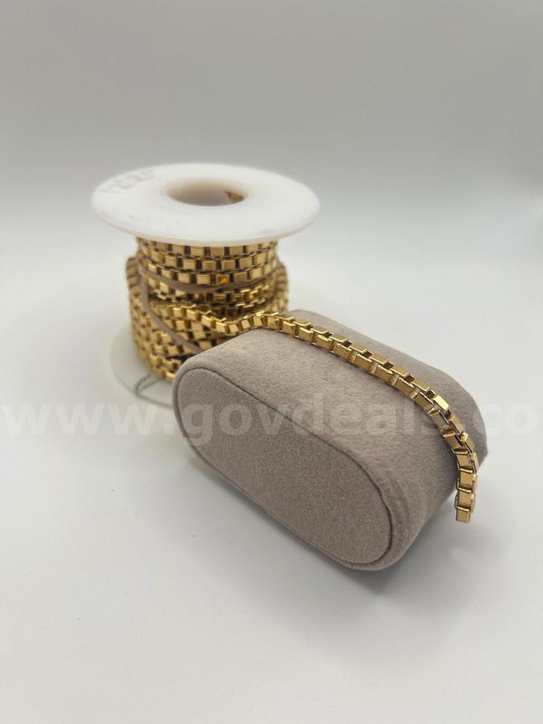 Stunning 12’ Of Chain.24K Real Gold Filled. FREE SHIPPING WITH BUY NOW