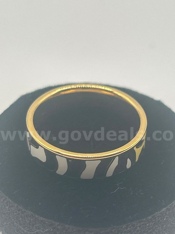 Size 9.5 Collage Ring. 24K Real Gold Filled