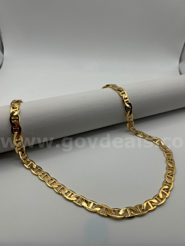 20” Gucci Link Necklace! 24K Real Gold Filled.