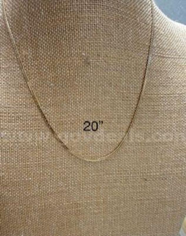 Beautiful, 20", Flex Chain Necklace, Real 24k Gold Plated