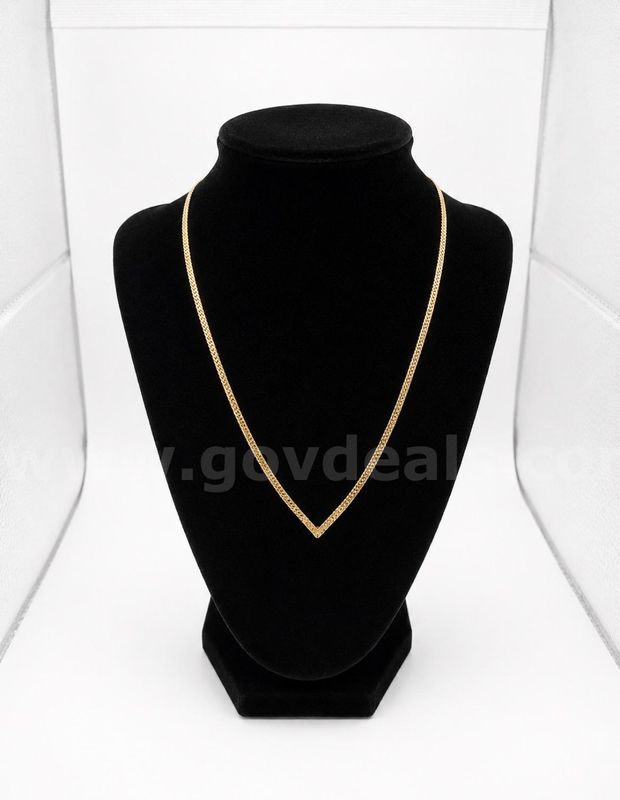 24k Gold, 18” “V” Flex Necklace  READ ⬇️!