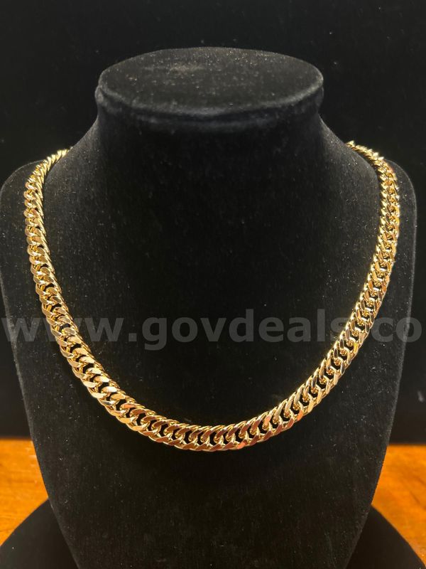 24k Gold, Amazing 22” Double Link Cuban! Read ⬇️