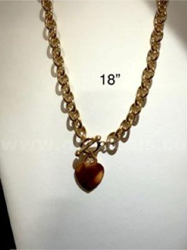 Gorgeous, 18 inch, Tiffany Style Necklace Chain, Real 24k Gold Filled