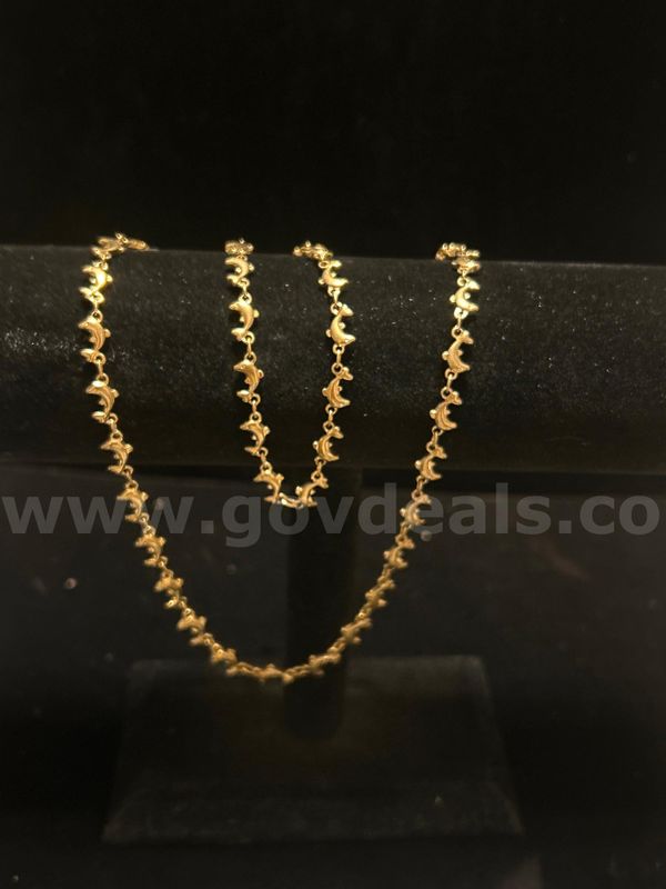 Magnificent 19” & 9” Dolphin Link SET! 24k Real Gold Filled.