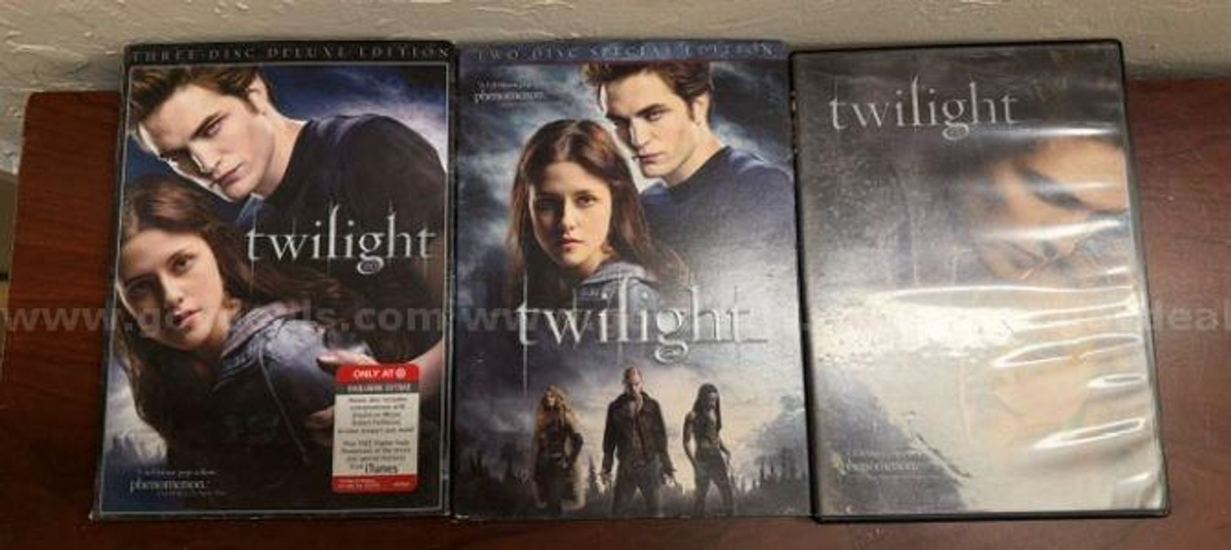 Set of 3, Twilight, DVDs, Used, Good Condition