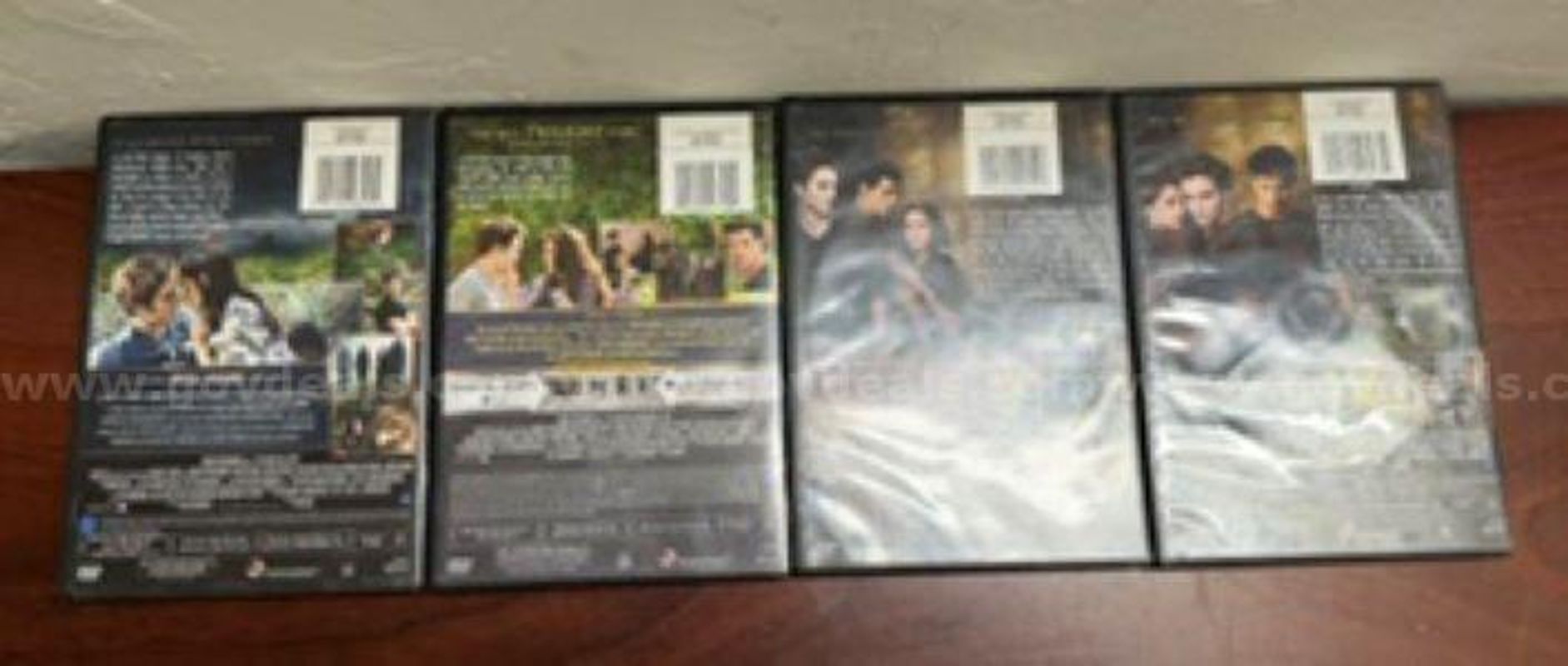 Set of 4, Twilight, DVDs, Used, Good Condition