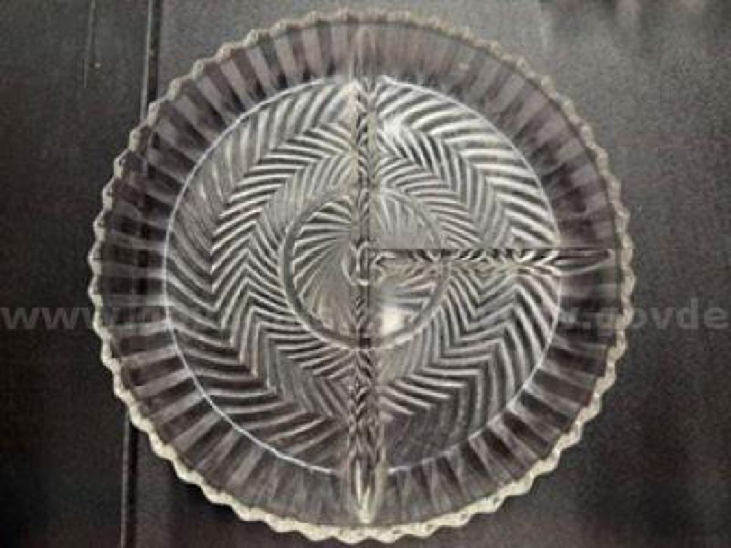 Libby, Vintage, Divided Tray Plate, Good Condition