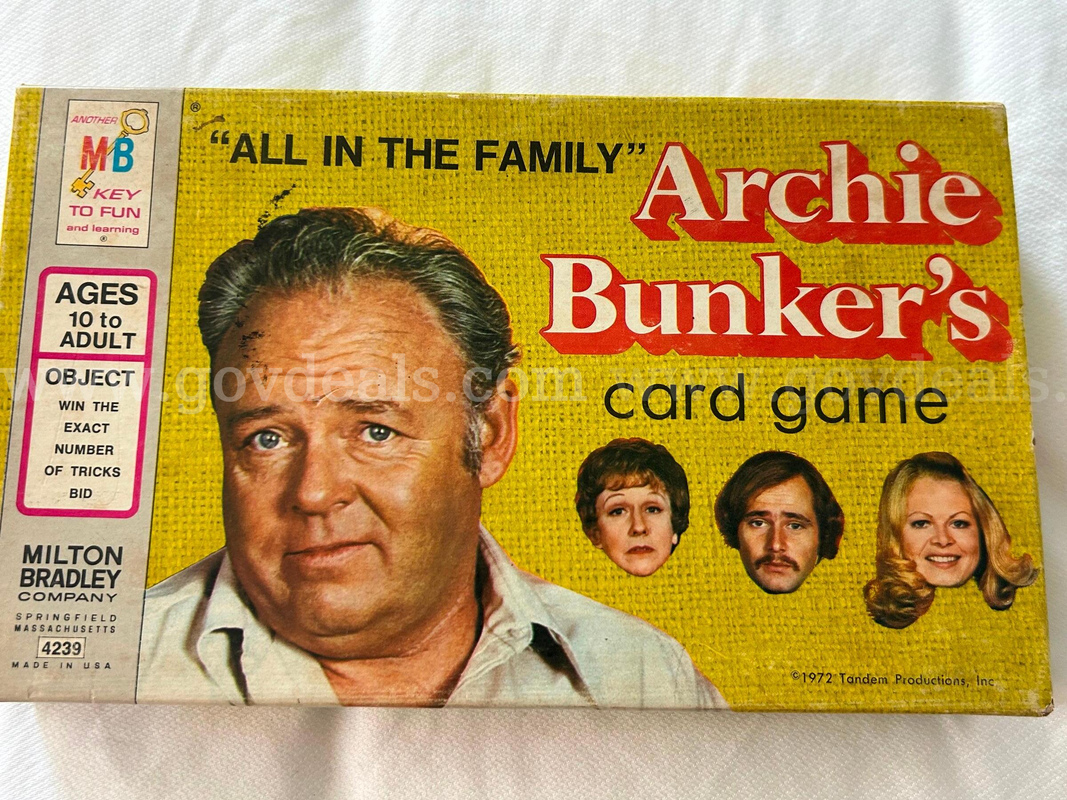 Vintage 1972 Archie Bunker’s Card Game. LR!