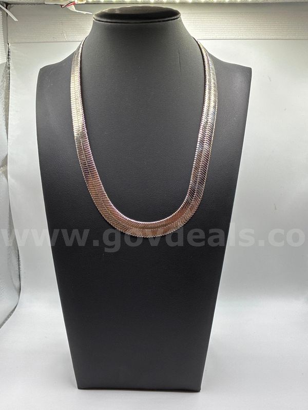 Gorgeous, Ladies, 18” Rhodium Clad (Silver), Flex Necklace.