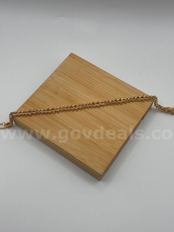 8” Flex V Bracelet. 24K Real Gold Filled.