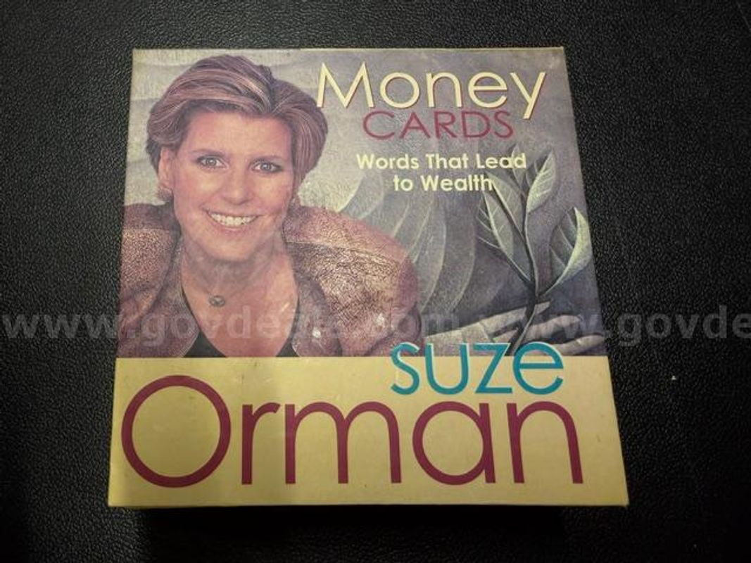 Suzie Orman, Vintage Financial Flash Cards, Used, Good Condition