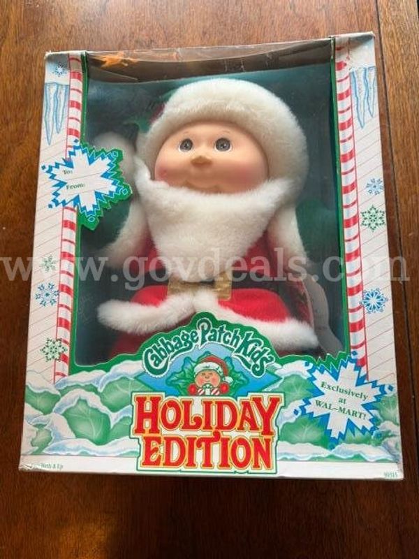Vintage, Rare, Holiday Cabbage Patch Santa Doll, In Box, Great Condition