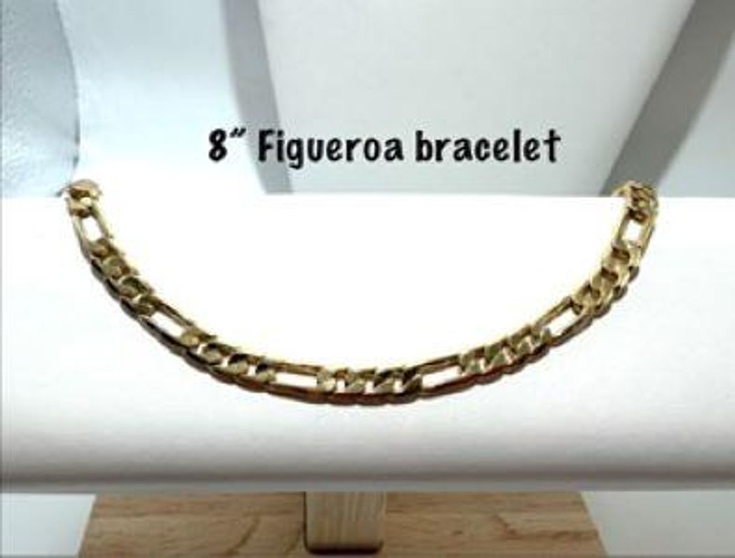 24kt Gold Filled, 8 Inch Figueroa Bracelet